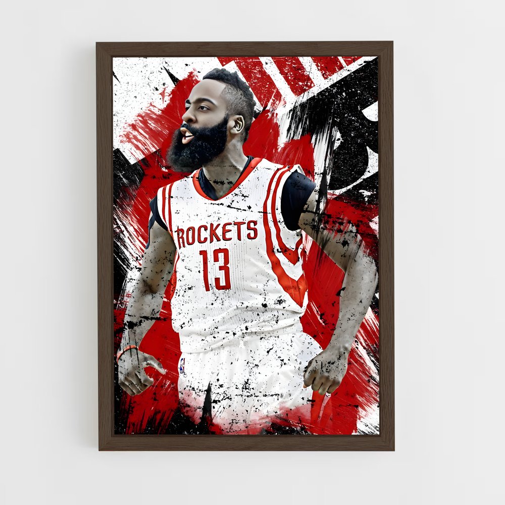 Poster Beard Power – affiche Basketball (vue 5)
